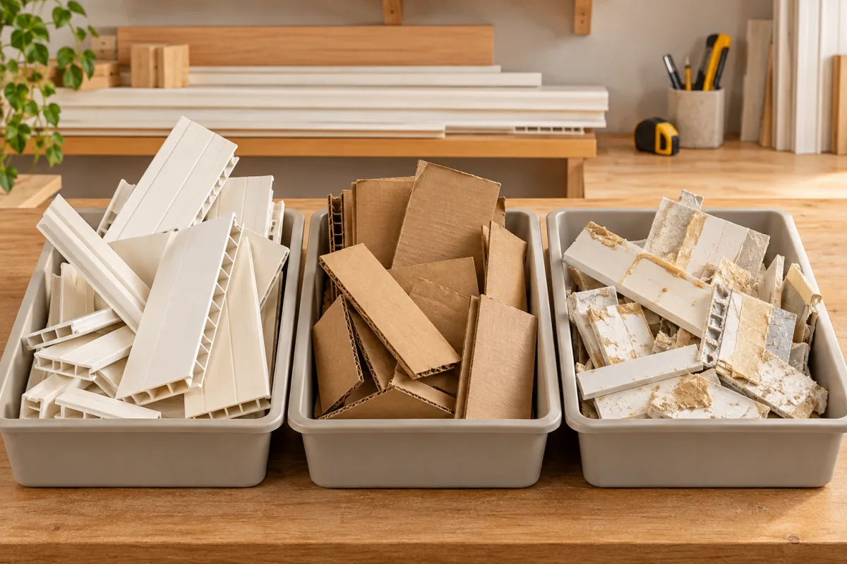Recortes de paneles PVC en Brasil: confirme la ruta de reciclaje antes de prometerla