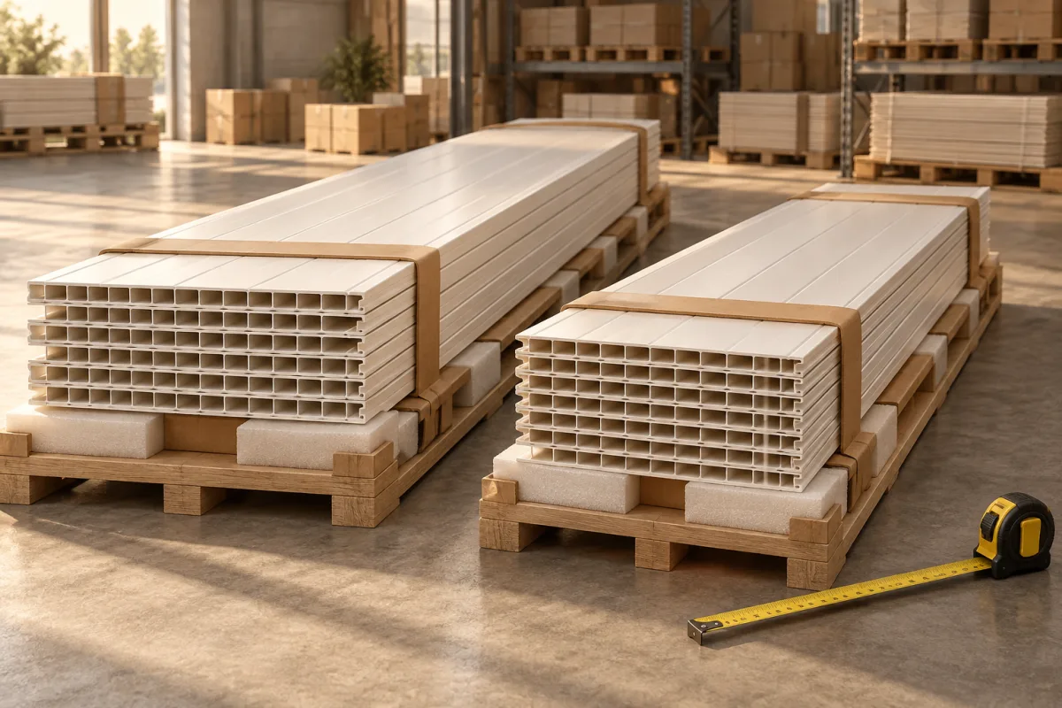 PVC ceiling panels for Iraq: compare lengths and packing before ordering