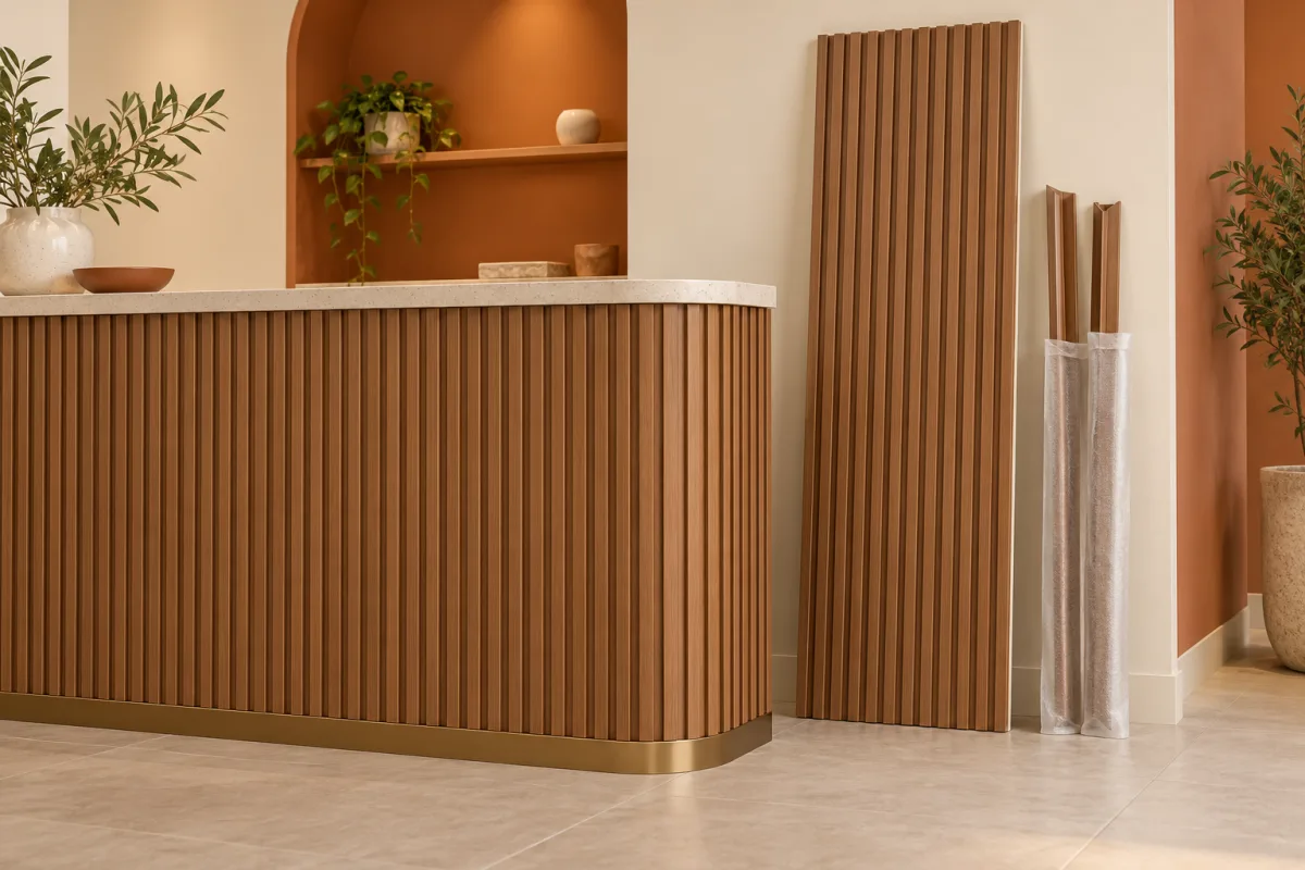 WPC wall panels for Iraqi shop interiors: what spare materials should you order?